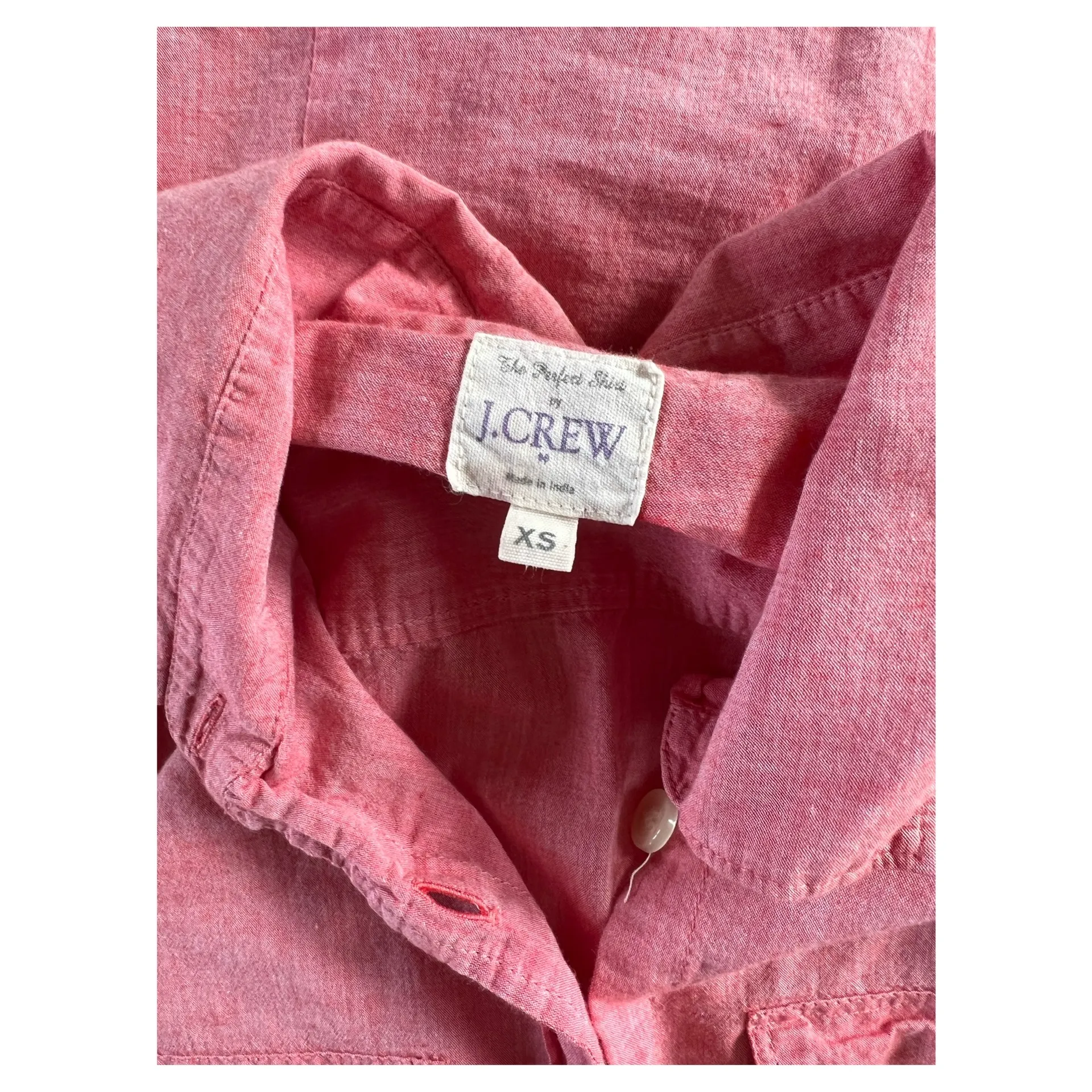 J. Crew The Perfect Shirt Button Down - Image 3