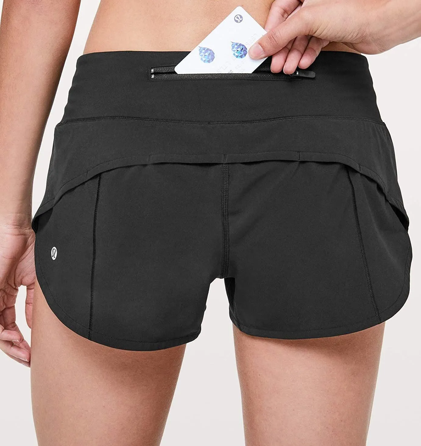 Lululemon Black “Speed Up Short” - Image 2