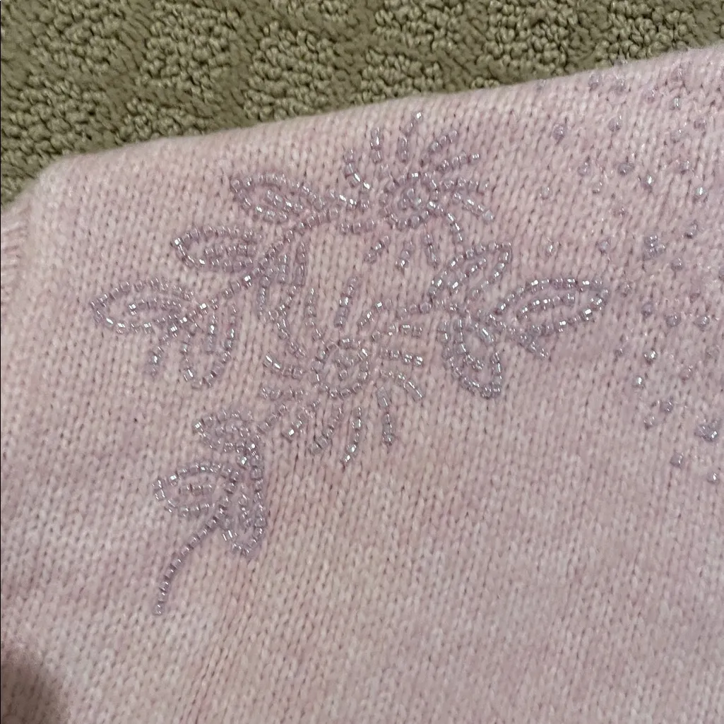 Mango  Soft Pink Knit Sweater - Image 4
