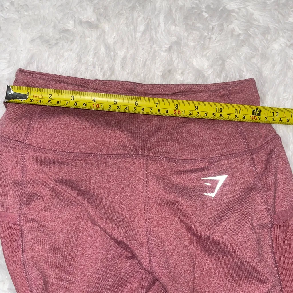 Gymshark Sleek Sculpture Leggings 2.0 Dusky Pink pants woman’s small - Image 5