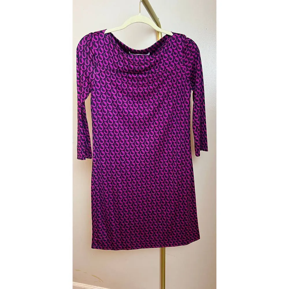 Diane von Furstenberg Silk Jersey Ruri Tunic Dress Sz. 6 - Image 2