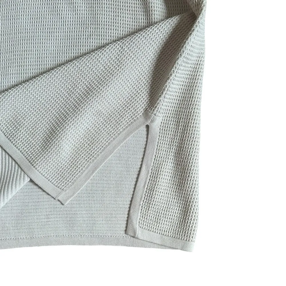 Eileen Fisher Sweater Organic Cotton and Silk Tunic Bone White Size Small - Image 7