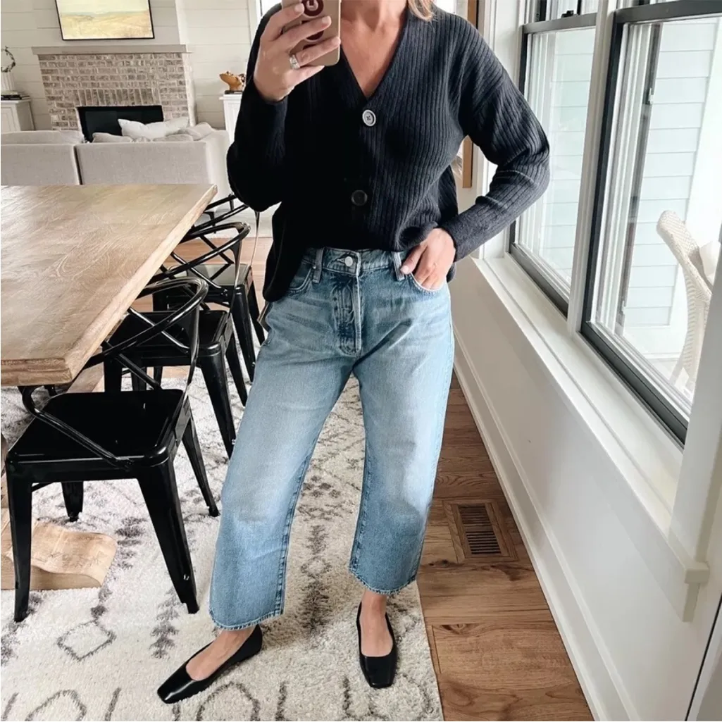 Mother The Ditcher Crop Jeans in Leap at the Chance - Image 2