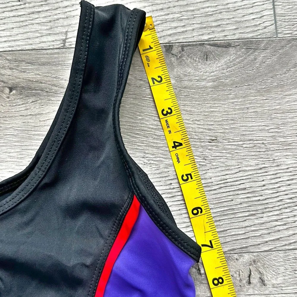 Jamye Shaw International Pageant System Fitness‎ Wear Jumpsuit Top Medium Black - Image 8