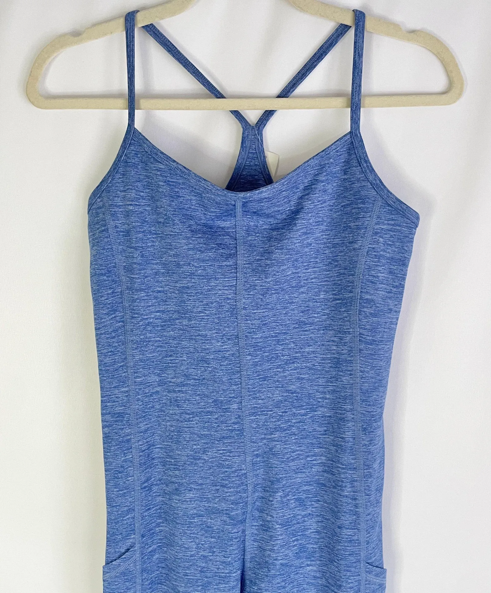 New  Offline Hugger Racerback Legging Jumpsuit Blue Size Medium - Image 8