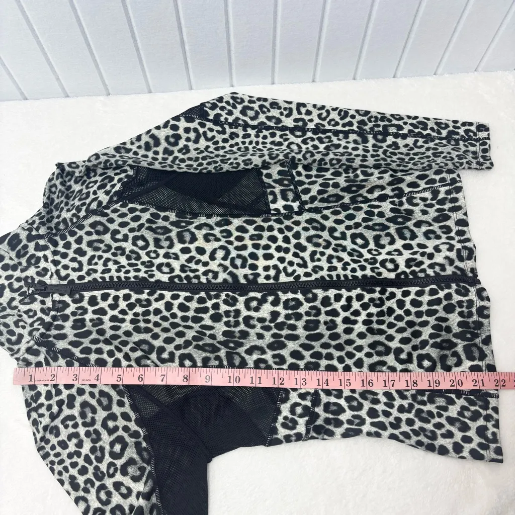 Michael Kors  Cheetah Leopard Athletic Jacket Size P - Image 8