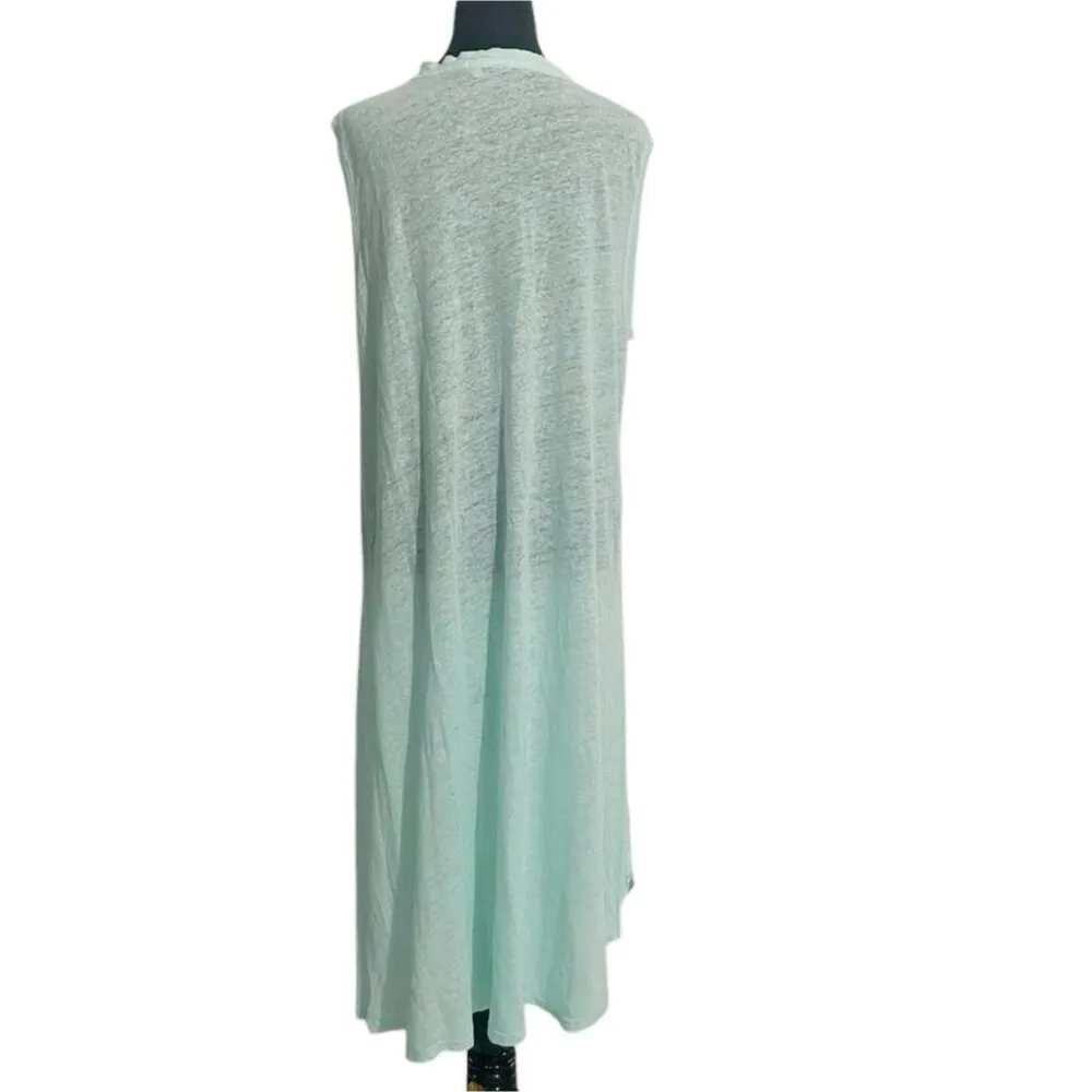 Fresh Produce Size Large Dress Midi Sleeveless Linen Jersey - Image 5