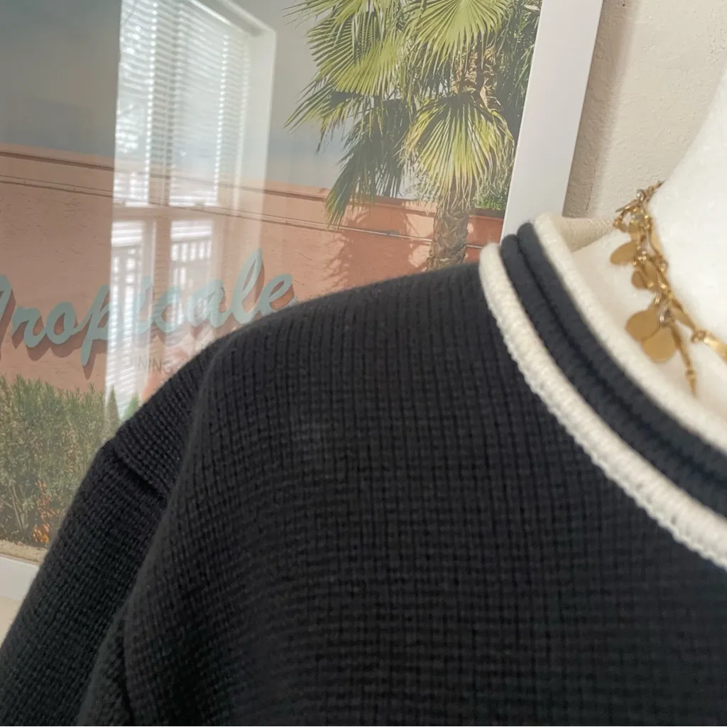 J.Crew Emilie Sweater Lady Jacket with contrast trim - Image 5