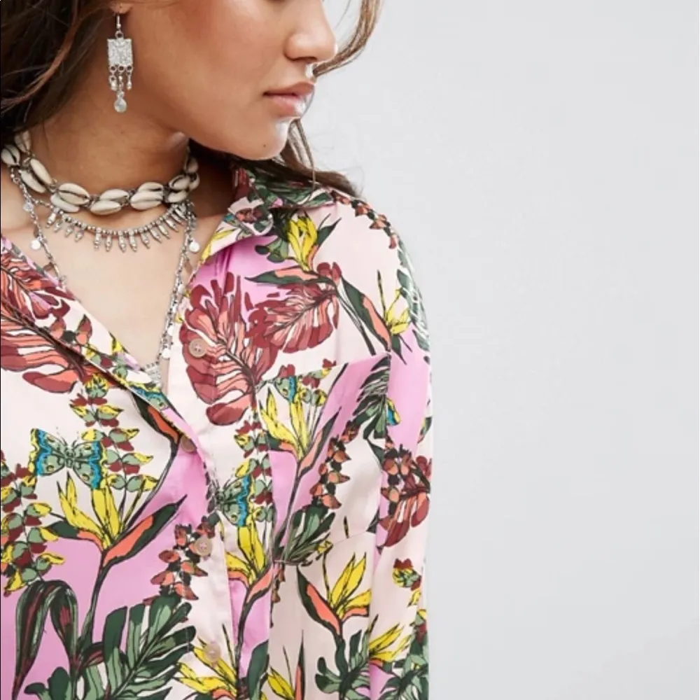 Free People Under The Palms Buttondown Shirt - Image 3