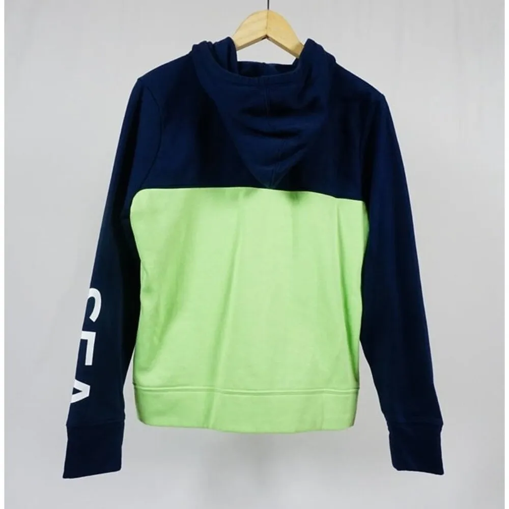 Seattle Seahawks Fanatics Women's Color Block Full-Zip Hoodie XSmall - Image 3