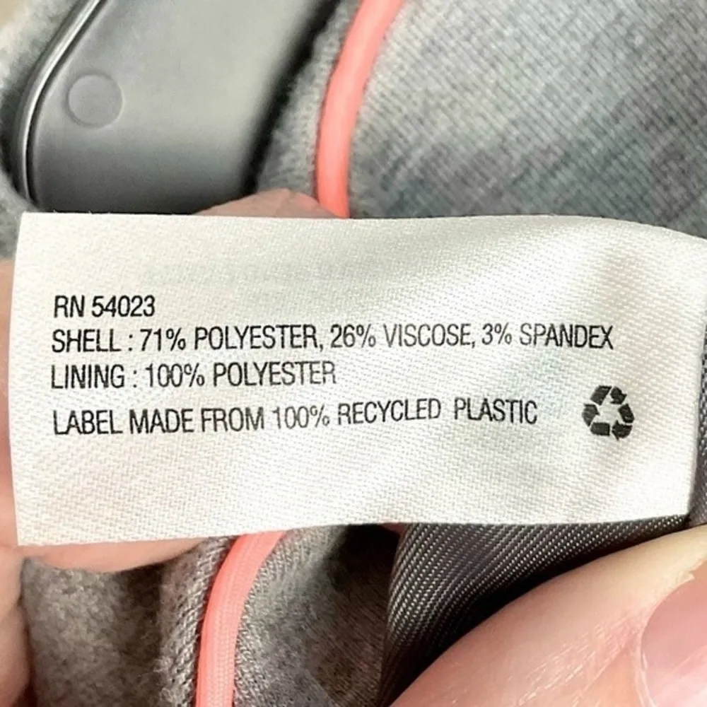 GAP Grey Academy Blazer Ladies Sz 2 Structured Knit Lined Notched Collar - Image 4