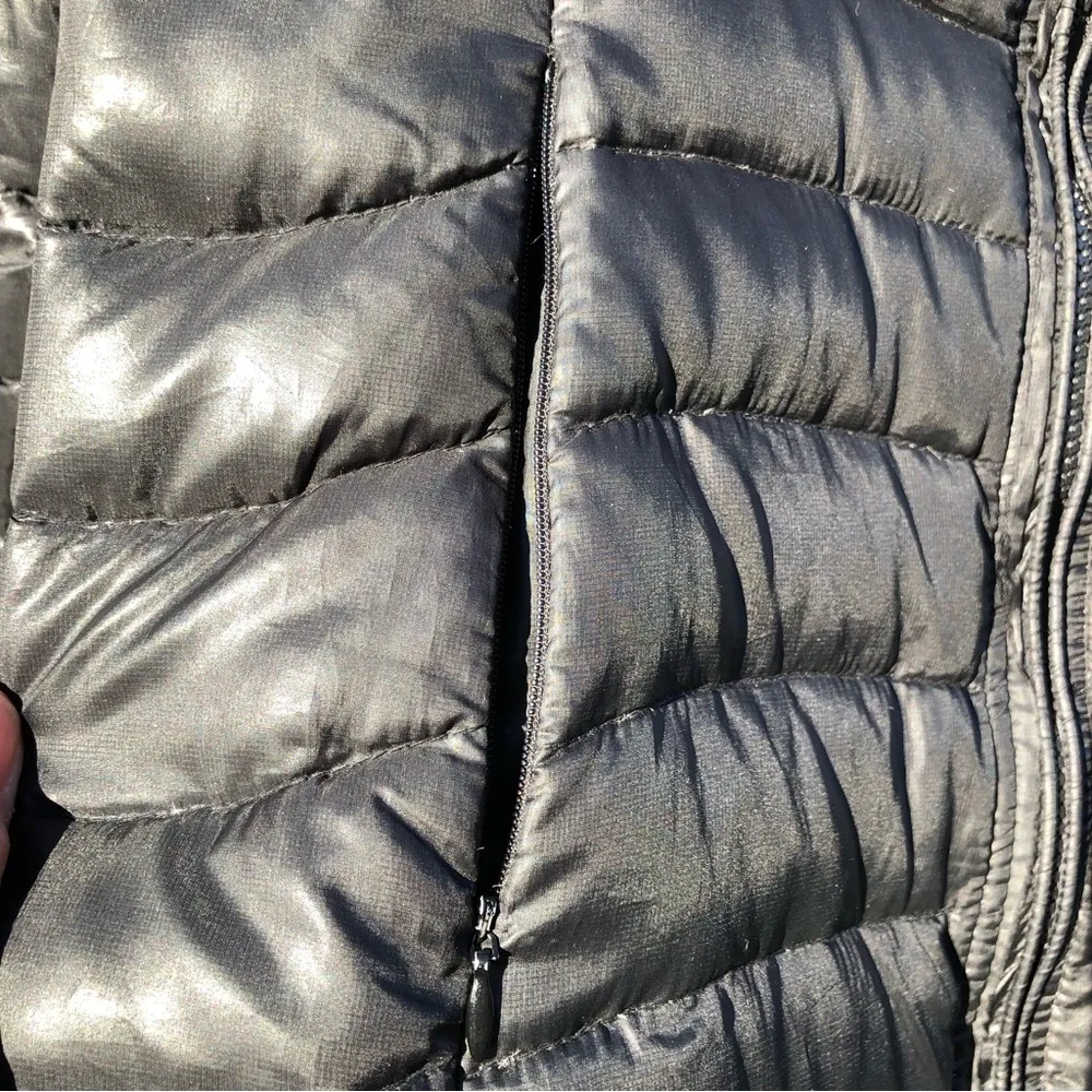 CB Sports Black Down Puffer Long Packable coat/Jacket S - Image 2