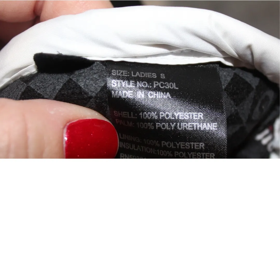 Hotfingers Womens Gloves White Gray Size Small - Image 6