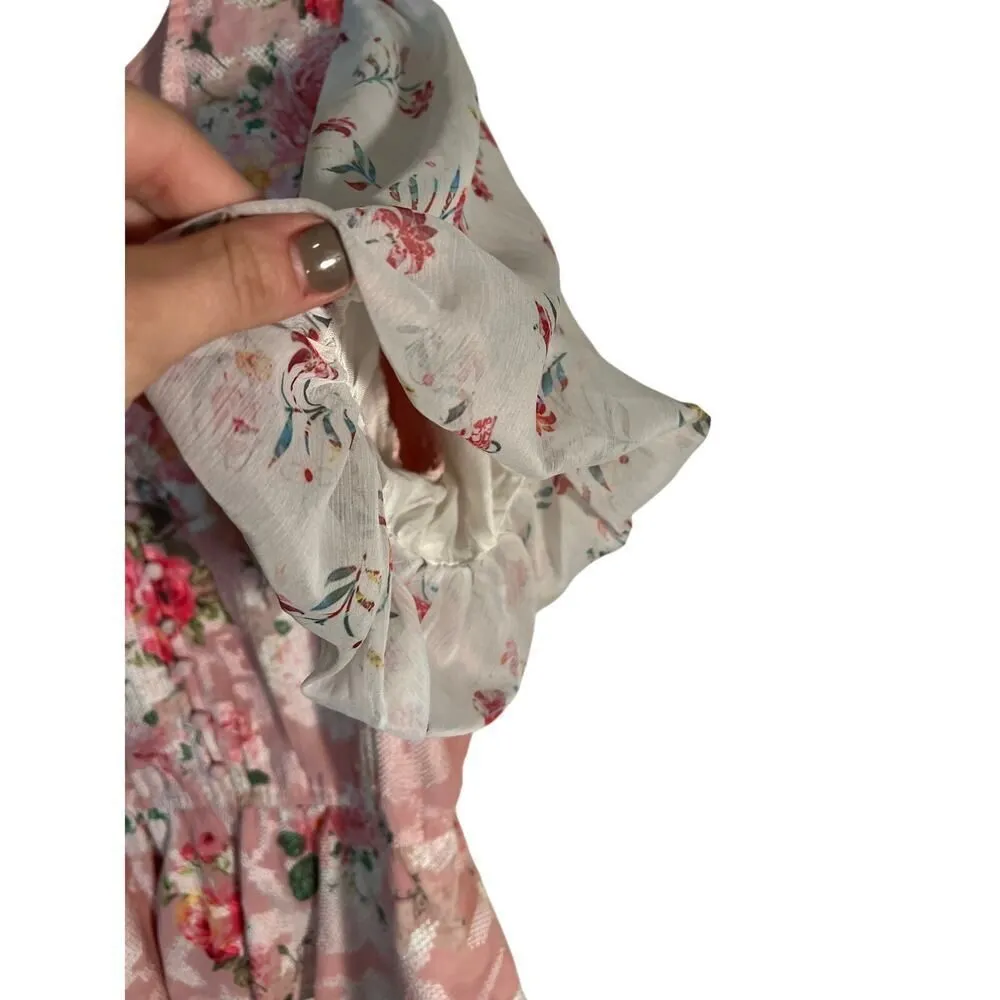 Anthropologie Hemant & Nandita | Rose Garden Blouse Sz. MP - Image 6