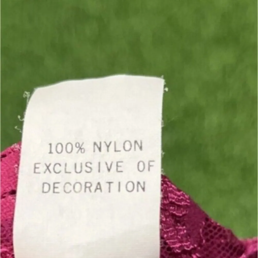 Cinema Etoile Women's Vintage Pink sheer lace babydoll Dress‎ Lingerie Medium - Image 7