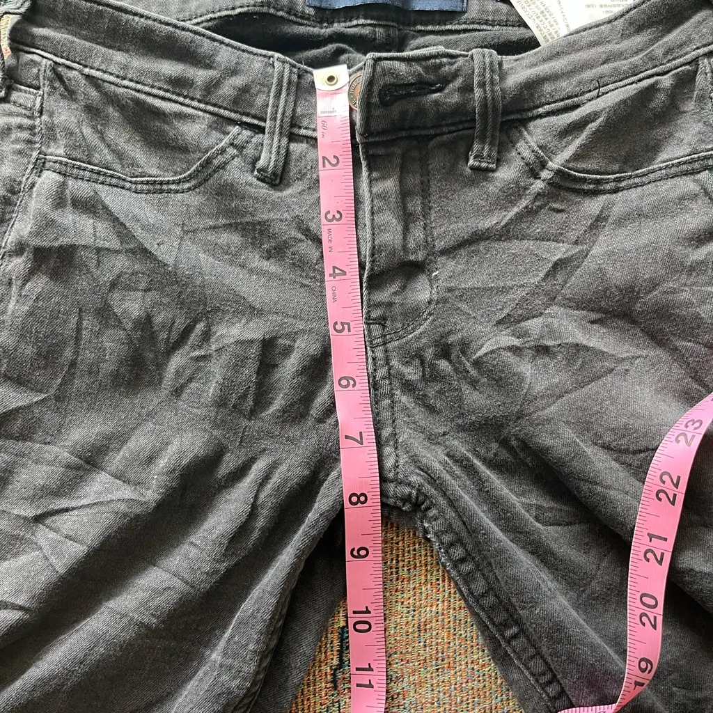 Hollister Low Rise Jean Legging Black Women’s 26x28 Skinny Jeans Stretch Denim - Image 12