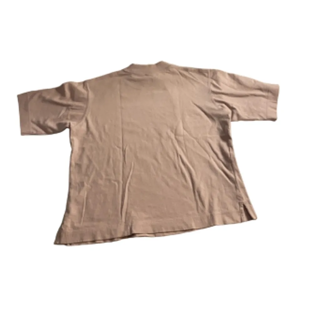 UNIQLO T-Shirt Boxy Fit Minimalist Light Pink M - Image 5