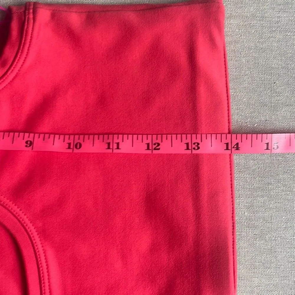 Terez Sports Yoga Bra Pink Scoop Neck Light Impact Support Lounge XL NWT $75 - Image 6