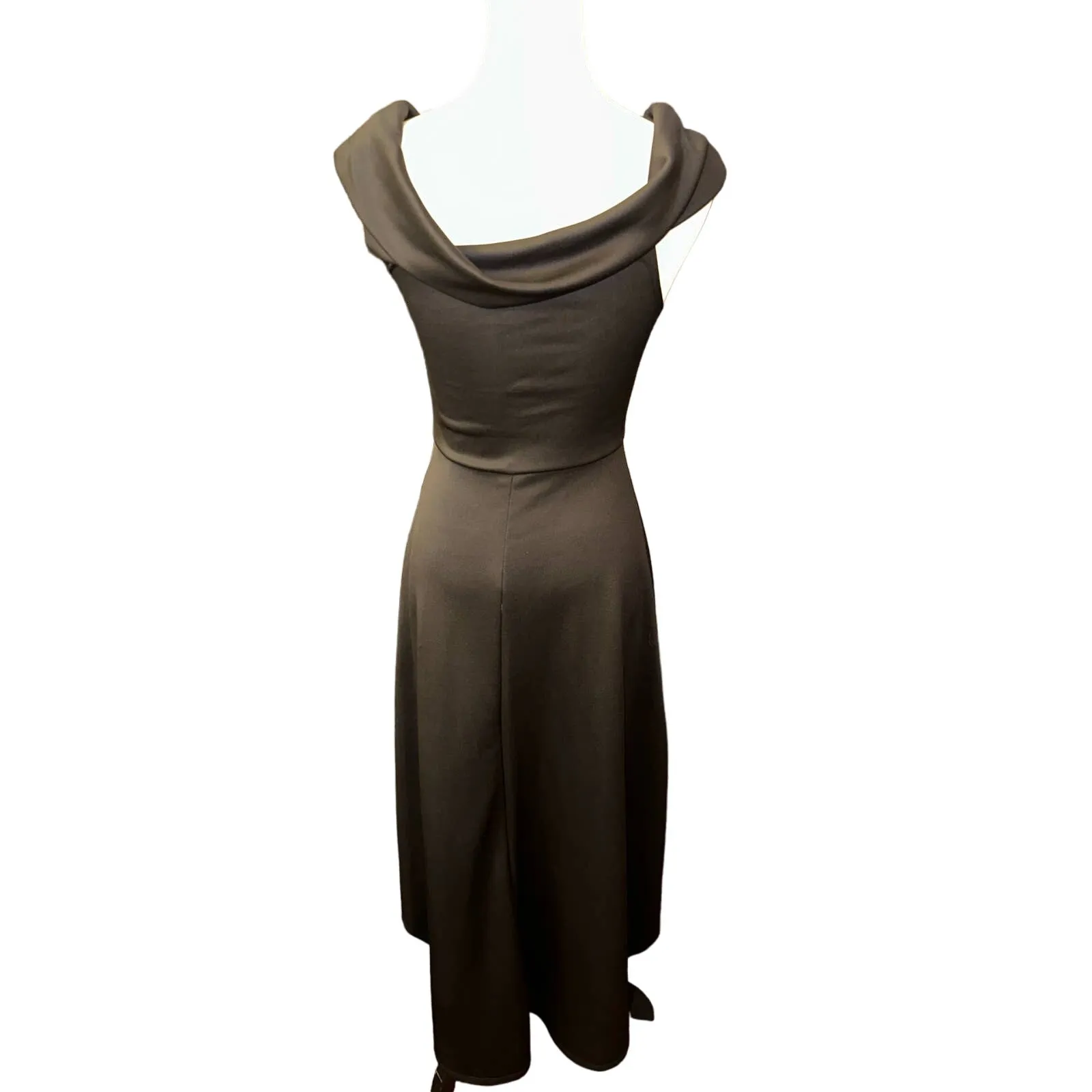 Charlotte Russe Small Black Cocktail Dress Sleeveless Long Small - Image 2