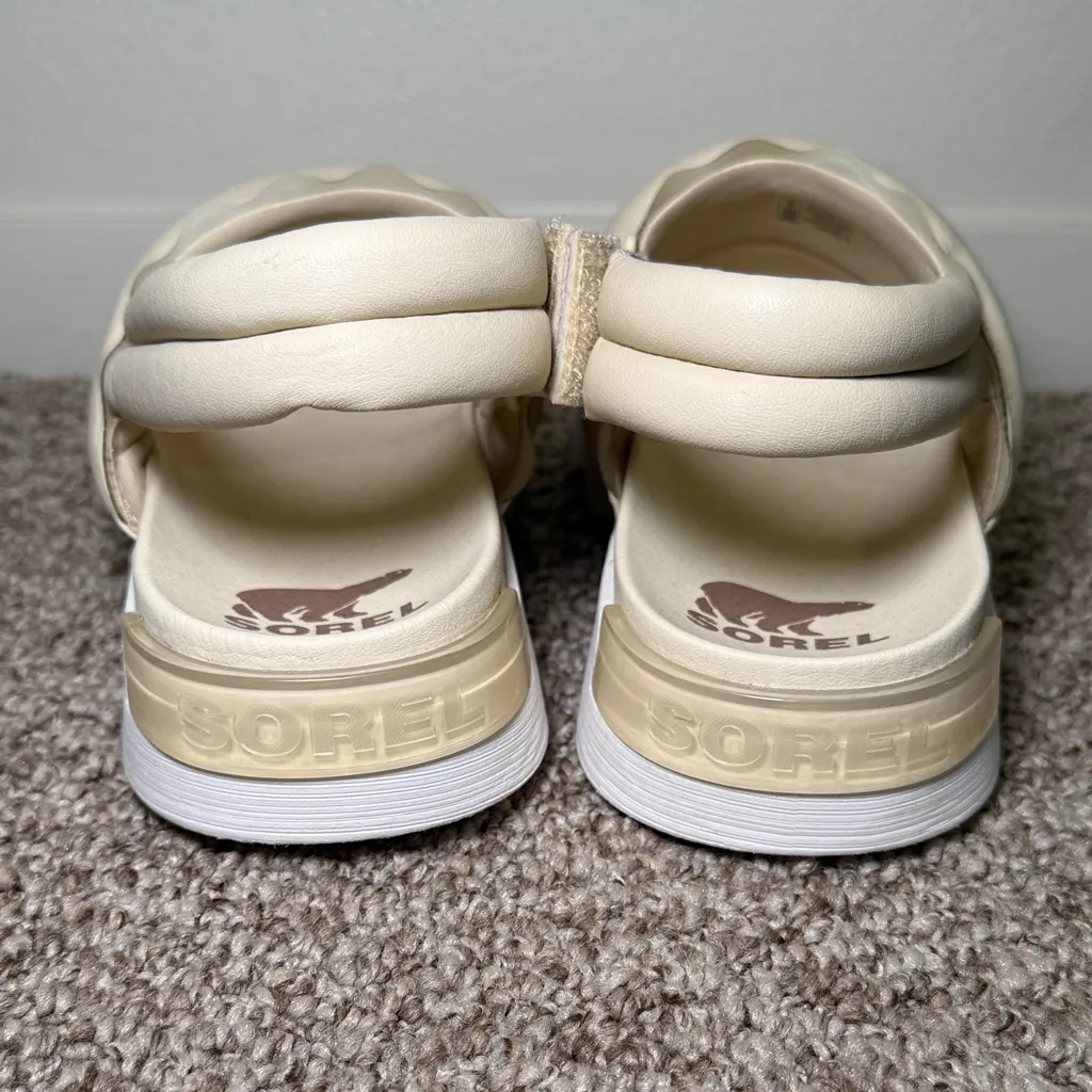 Sorel Women's Viibe Slingback Slip-Ons
Size 9
Honey White/Sea Salt - Image 3