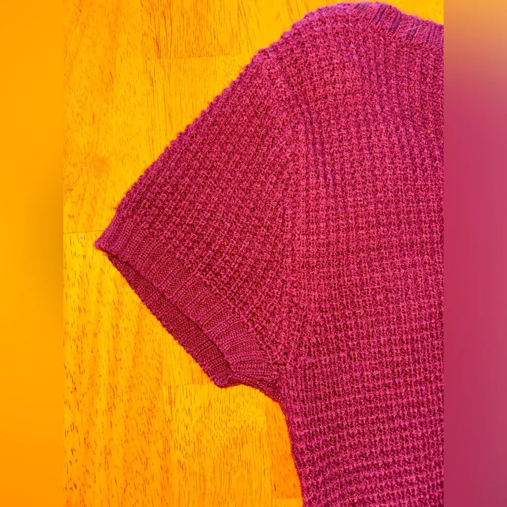 Women's Burgundy Knit Dress - Image 7