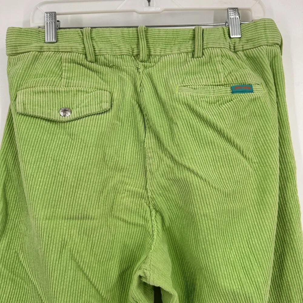 Fu cking Awesome Skater Green Corduroy Pants Size 34 - Image 5