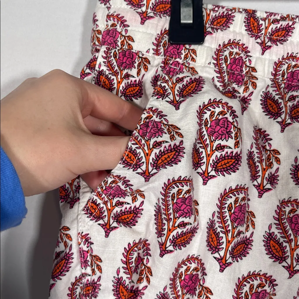 J CREW WOMENS SEASIDE LINEN BLEND SHORTS MEDIUM BQ787 - Image 3