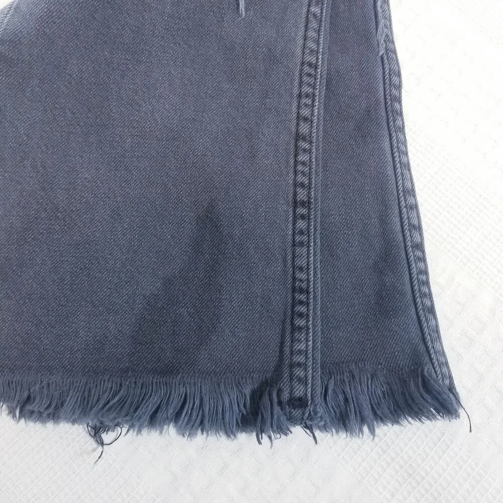 BDG Kick Flare High Rise Cropped Destroyed Ripped Jeans - Image 7