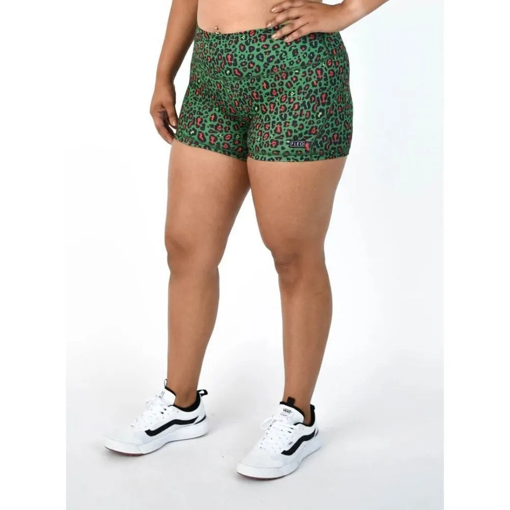 FLEO Mean One Shorts (Apex Contour) new without tags size small red green black - Image 2