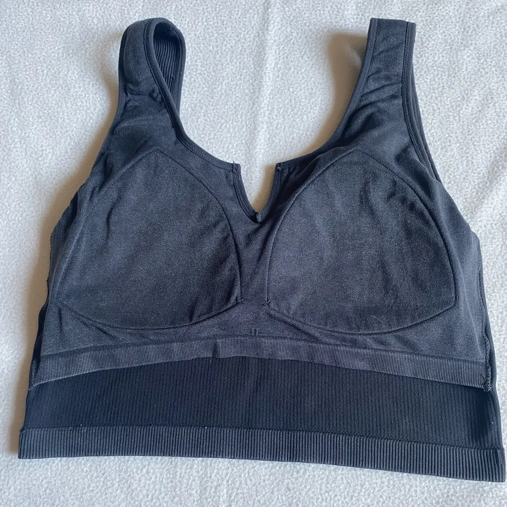 Altar'd State Charcoal Ribbed Tank Top - Image 8