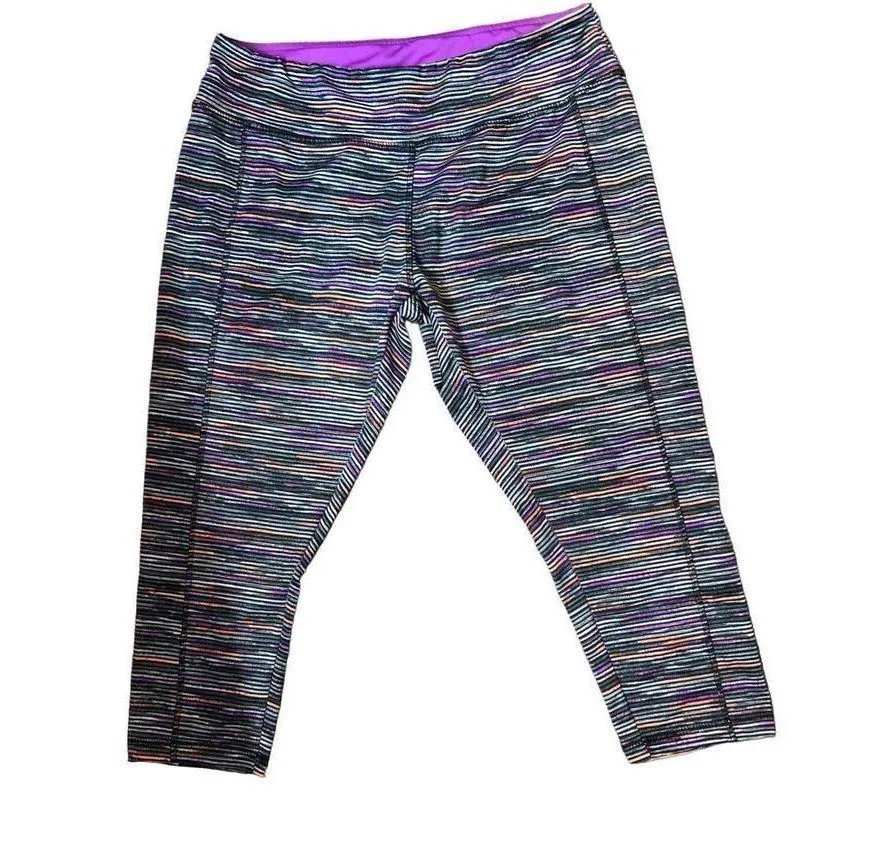Ashley Blue space dye yoga capris Purple Size M - Image 11