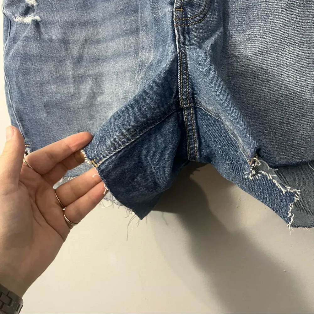 Old Navy curvy High-Rise button fly OG straight Jean shorts 5”inseam size 18 NWT - Image 5