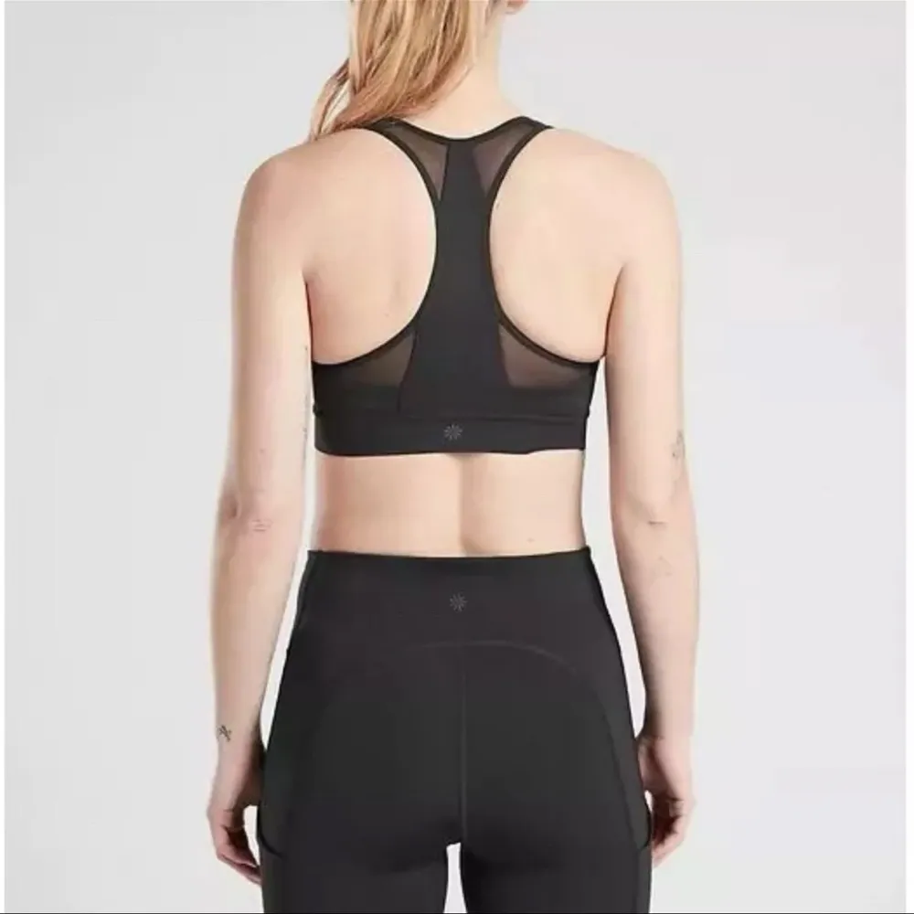 ATHLETA Hustle Bra in Supersonic 36B/C BLACK Workout Running - Image 2