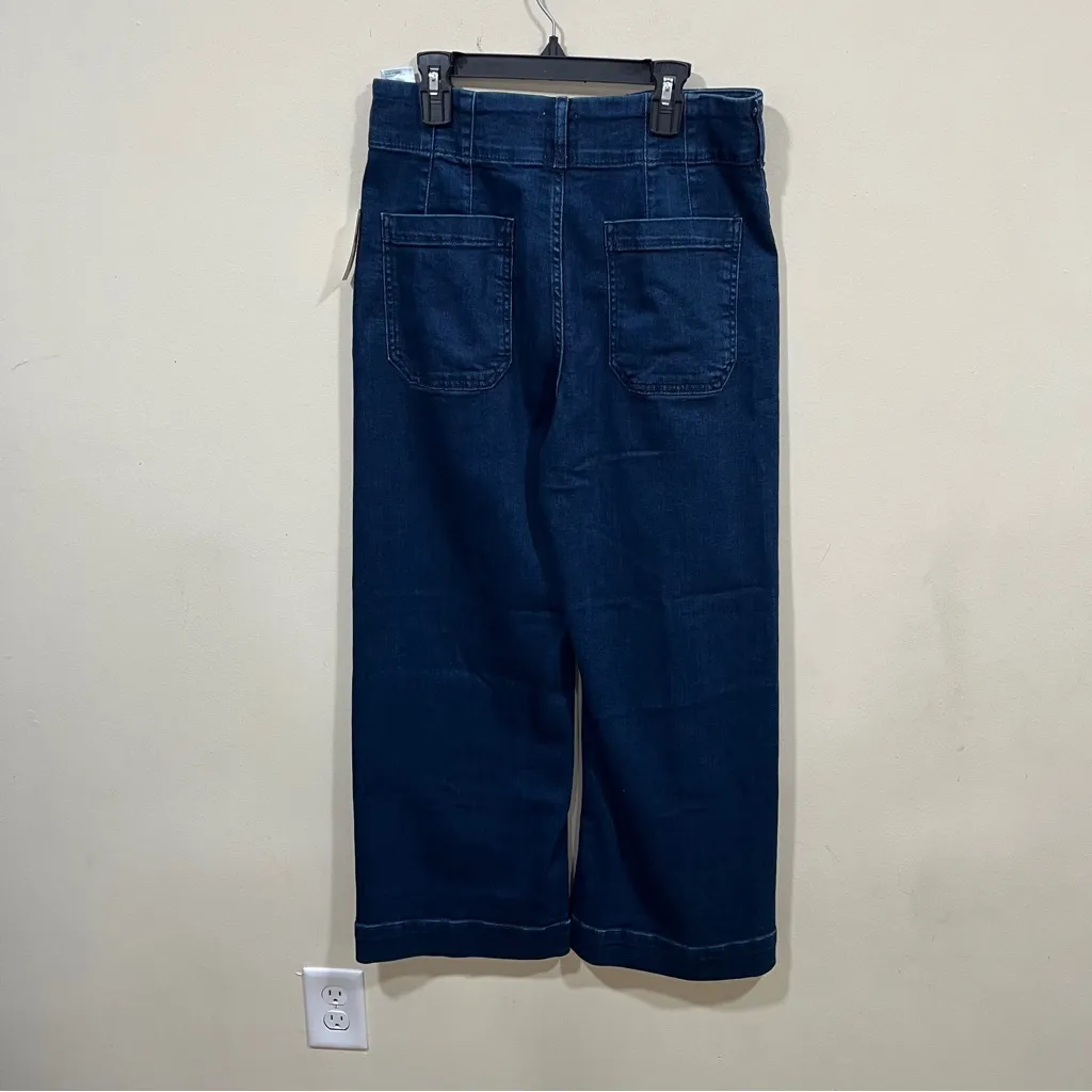 NWT Maeve The Skipper Wide-Leg Jeans wide denim blue size 26 Anthropologie - Image 9