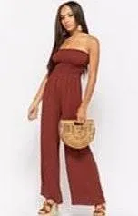 Forever 21 Reddish Brown Strapless Jumpsuit - Image 2