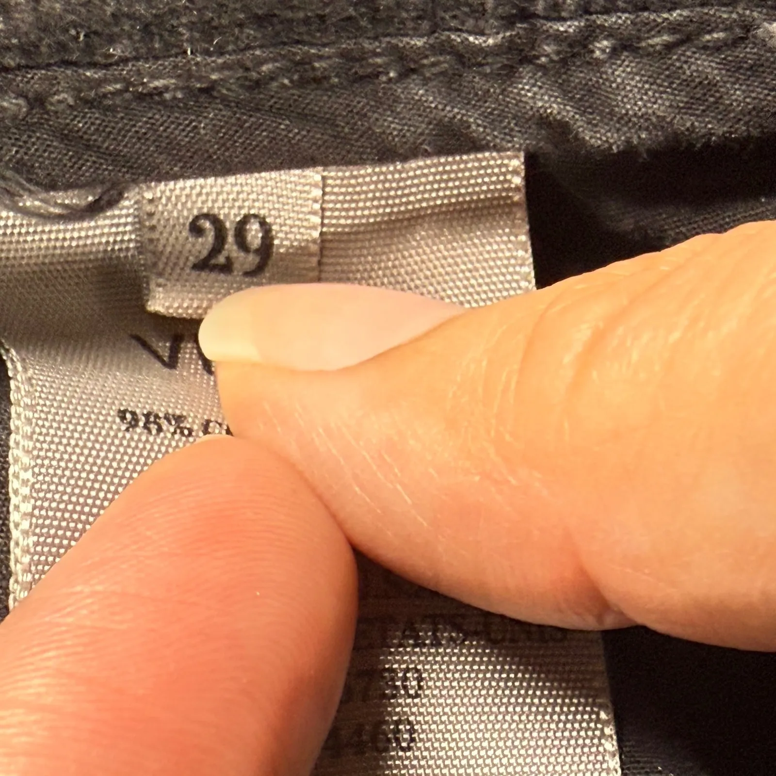 Vince Corduroy Pants Black Straight Leg Casual Everyday Trousers‎ Size 29 - Image 8