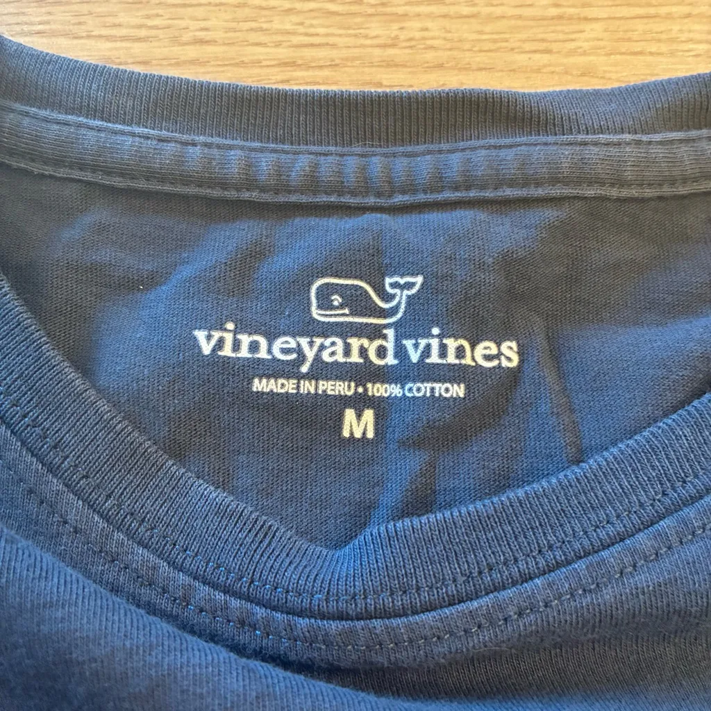 Vineyard Vines Women Christmas Puppy Long Sleeve Peruvian Cotton T-shirt Size M - Image 4