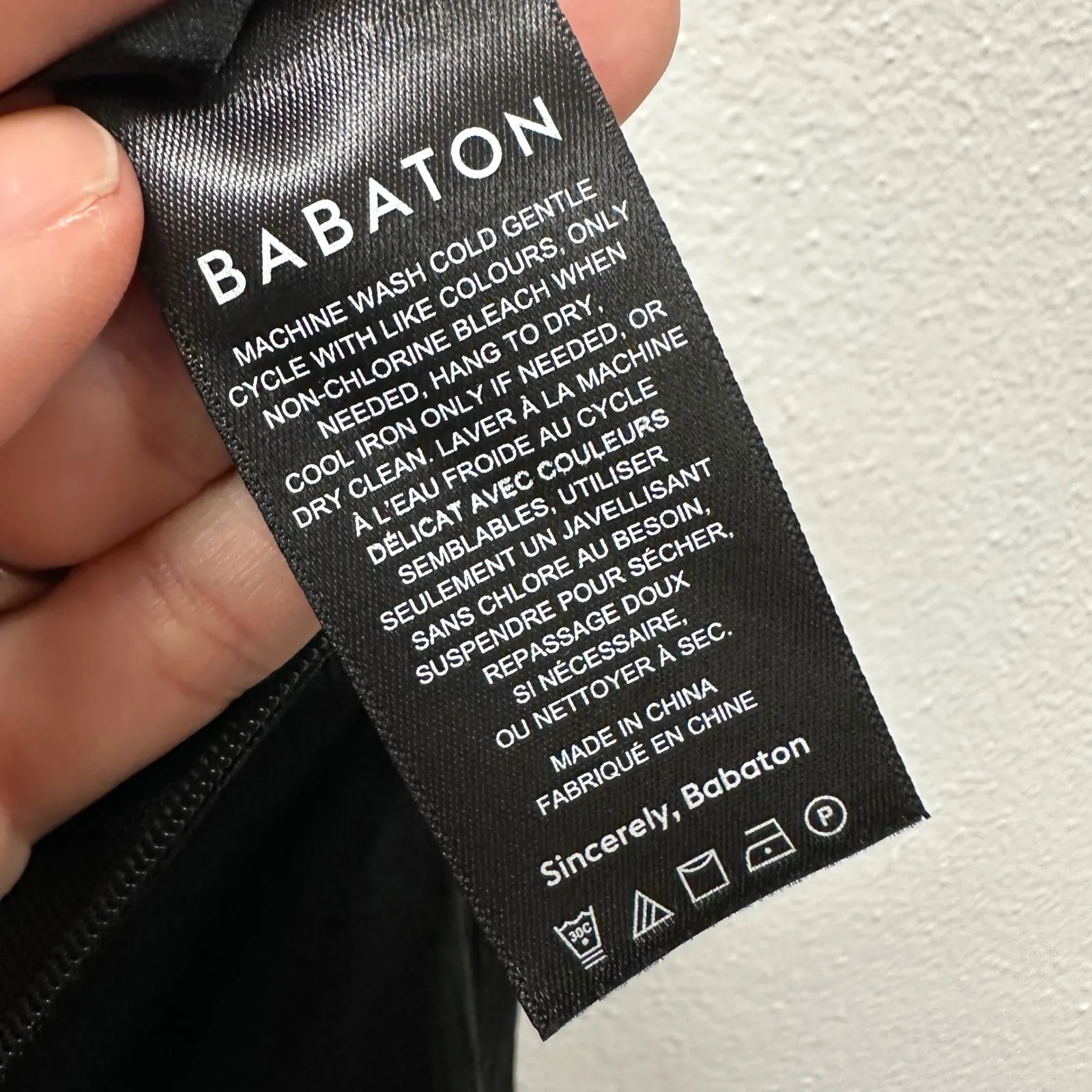 Aritzia Babaton‎ Eames Satin Side Slit Midi Skirt Black Size 2 - Image 7