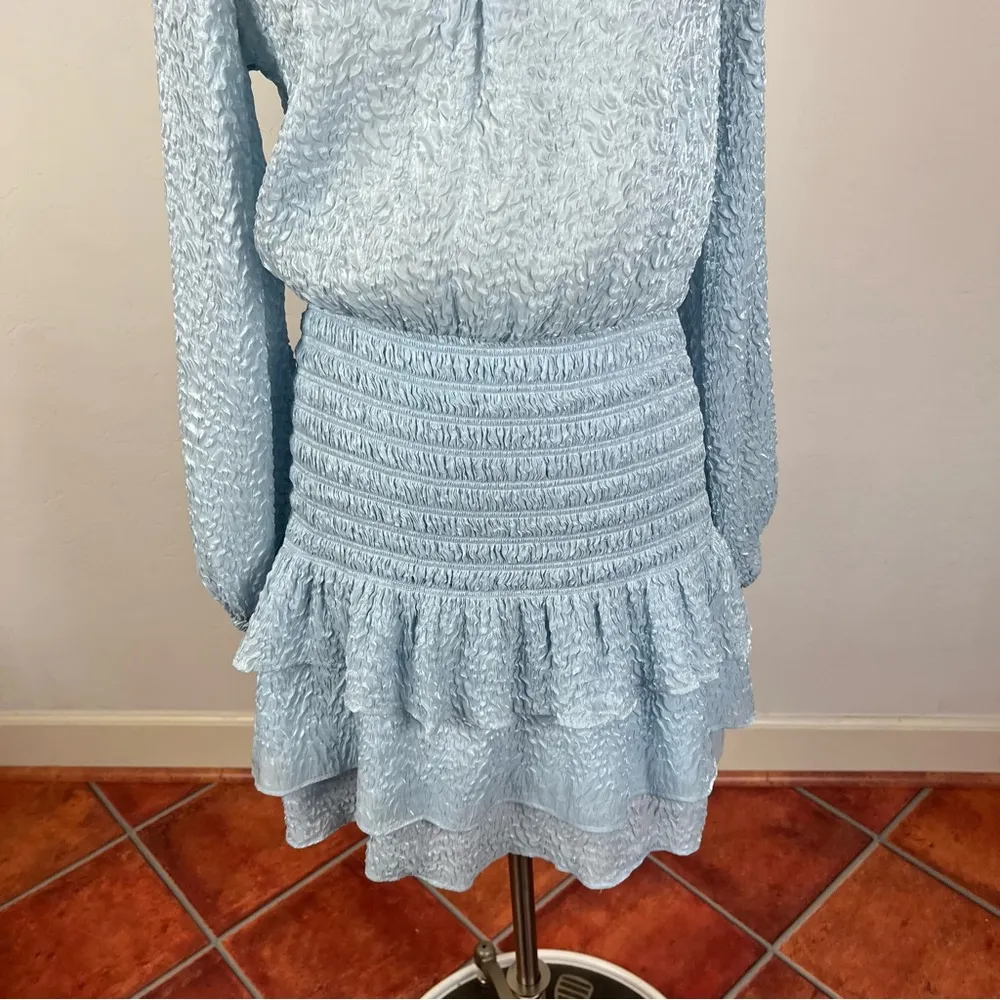 Ramy Brook Bennett Shirred Ruffle Minidress - Image 5