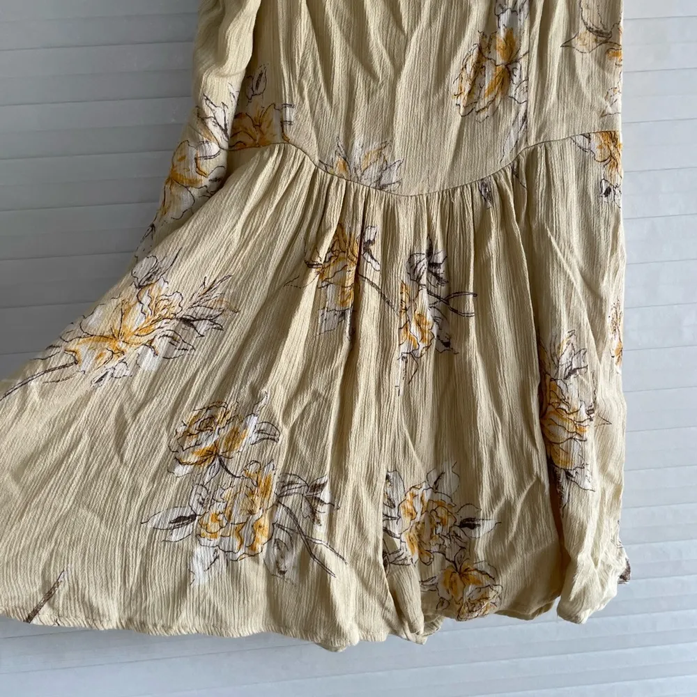 Yellow Floral Romper - Image 4