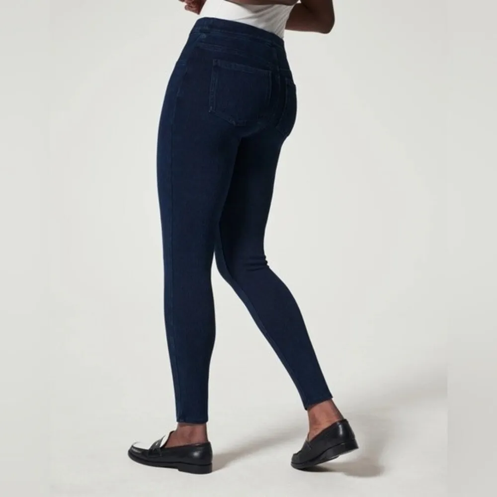 Spanx Jean-ish® Ankle Leggings in Twilight Rinse - Image 5