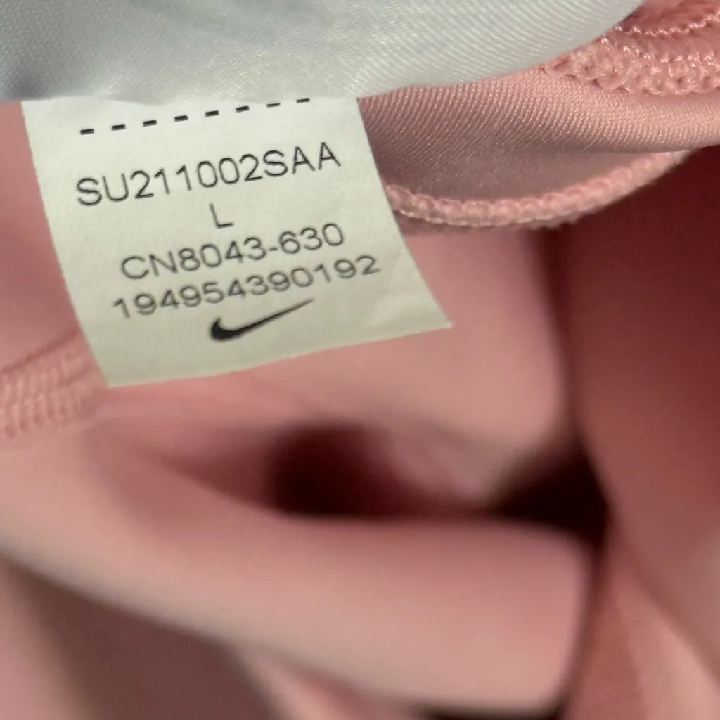 Nike Women’s Epic Luxe Crop Run Tights | Light Pink | Large - Image 9