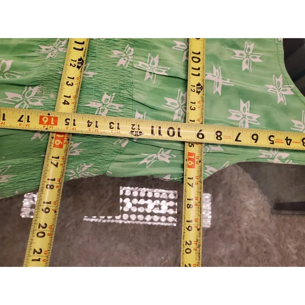 Vintage Donar Hadi Green Polyester Short Sleeve Top & Knee Length Dress Suit Size undefined - Image 11