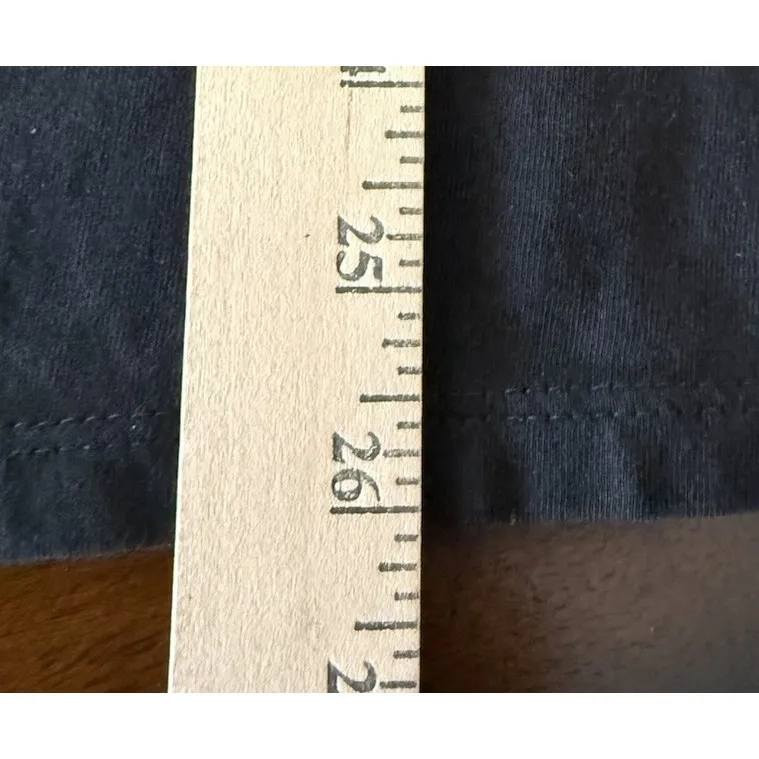 Talbots Womens XL  Black Top Blouse Eyelet‎ Sleeve Classic Preppy Capsule Career - Image 6