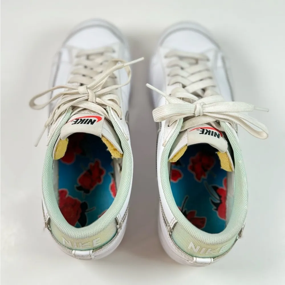 Nike  WMNS BLAZER LOW PLATFORM 'WHITE MINT FOAM' SIZE 7.5 - Image 6