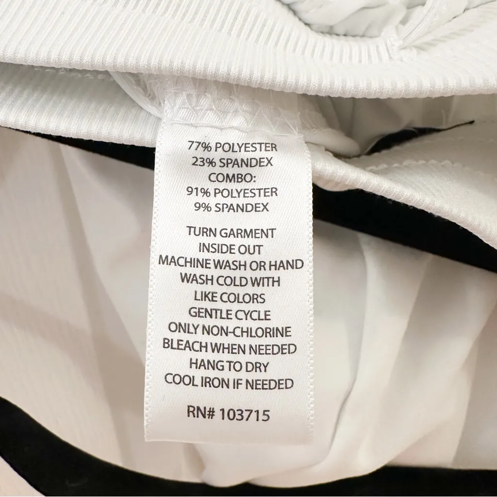 NWT Rachel Zoe Mid Rise Jogger Pants Stretchy Athleisure White sz XS - Image 6