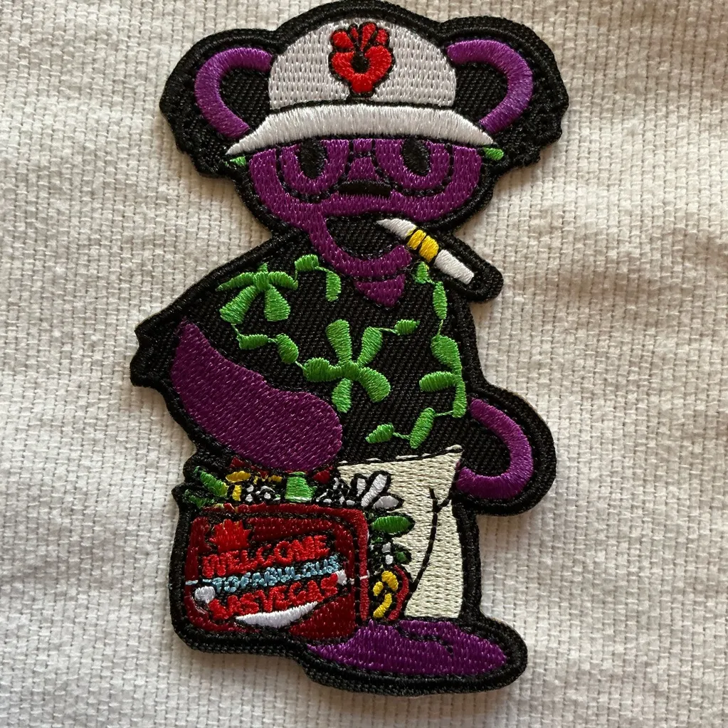 Grateful Dead Hunter Thompson Dancing Bear Patch - Image 5