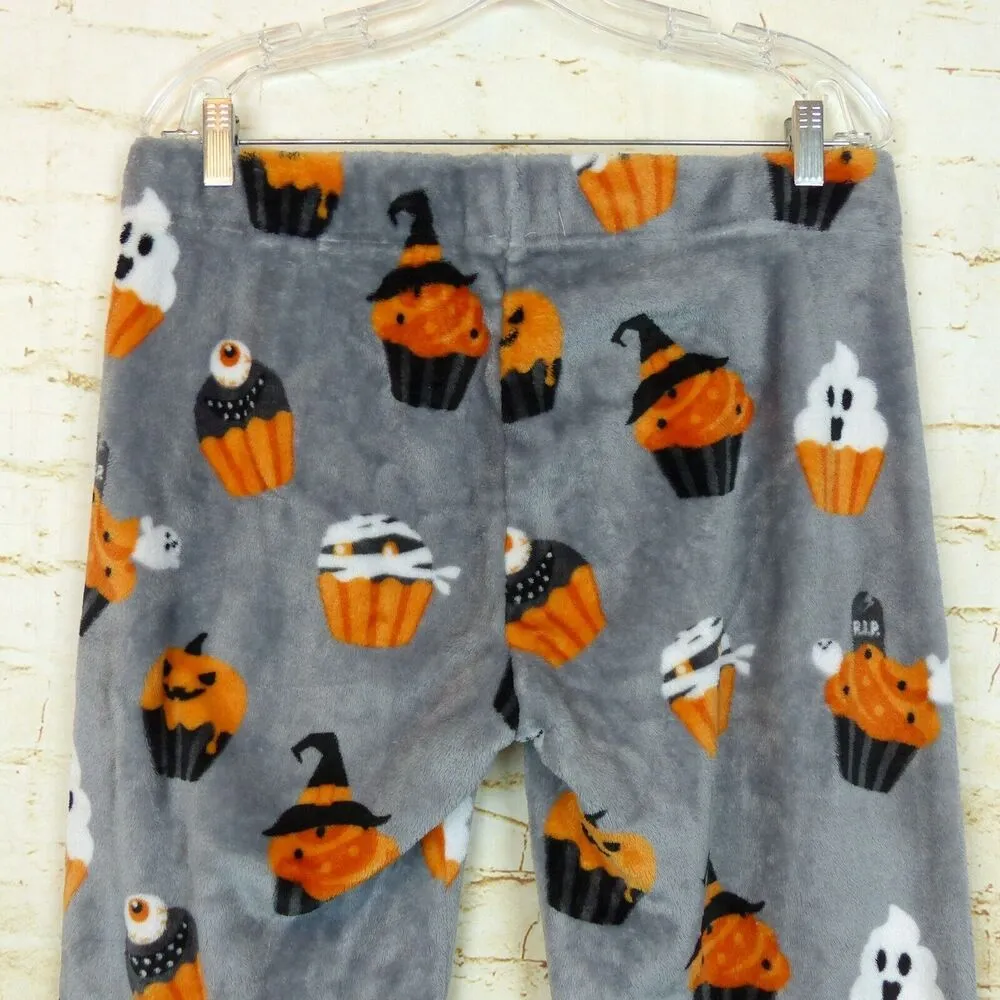Daydream Berkshire Home Pajama Large Plush Fleece Halloween Cupcake Lounge Pants - Image 8