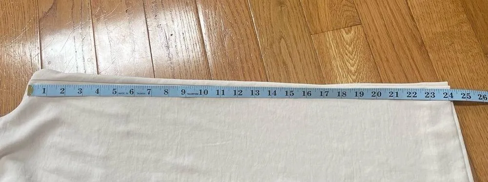 MANGO Frilled long jumpsuit Romper Bone Color ivory beige Sz US Large - Image 7