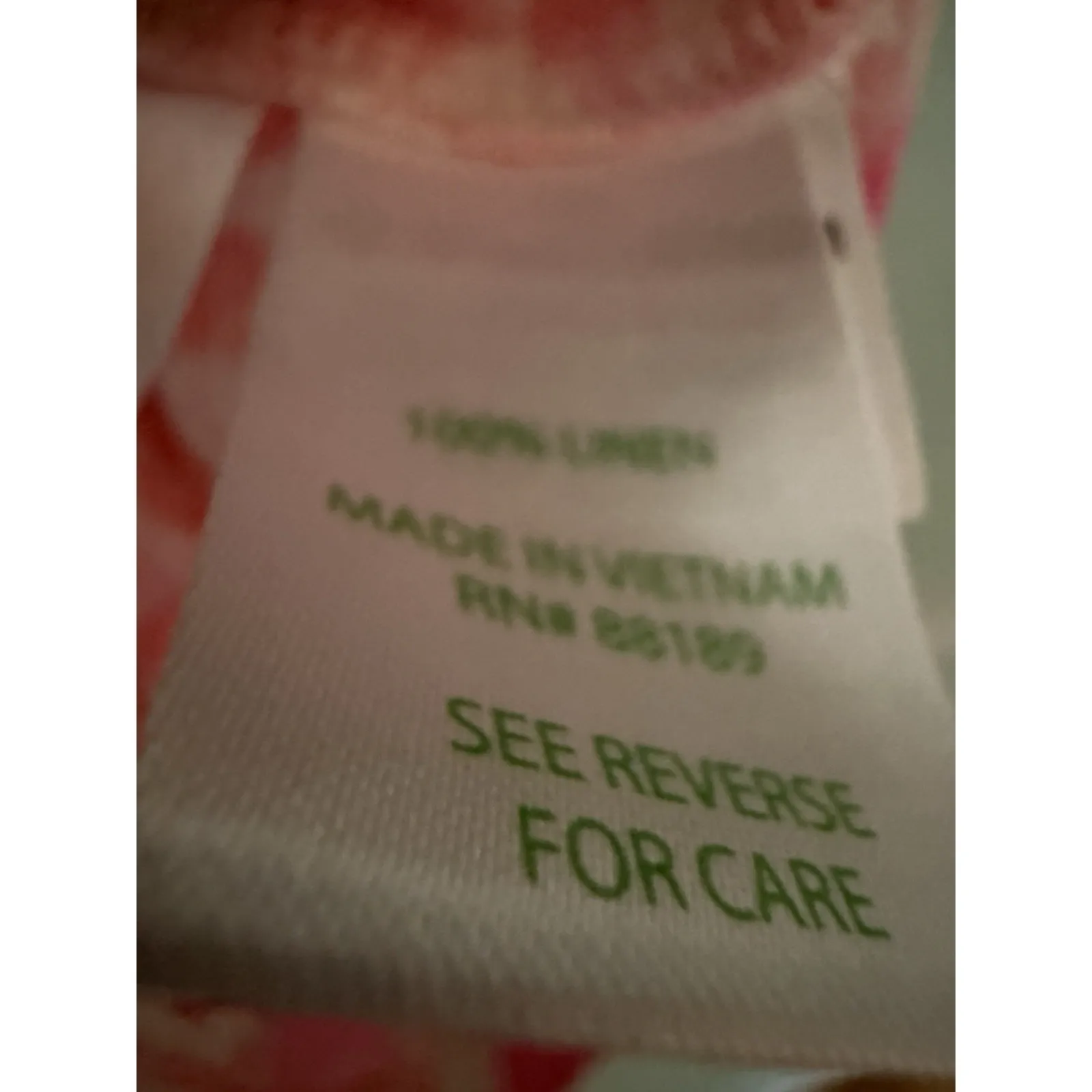 Lilly Pulitzer Tunic Top Duval Linen Hot Coral Trunk in Love Pink Elephant L - Image 5